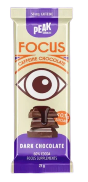 PEAK CHOCOLATE FOCUS - DARK CHOCOLATE  25g